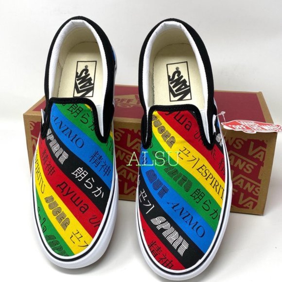 💖MEGA SALE💖VANS Classic Slip On Spirit Multi Canvas Men’s  9 10.5 VN0A4U38WK2 - Picture 4 of 10